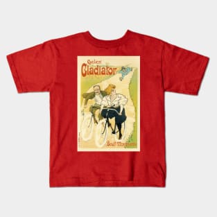 Gladiator Cycles by Misti Kids T-Shirt